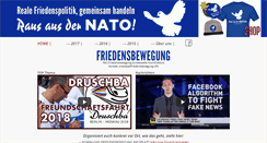 Desktop Screenshot of friedensbewegung.info