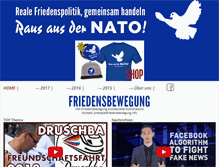 Tablet Screenshot of friedensbewegung.info